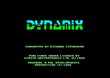 Dynamix (UK) (1989) screen shot title